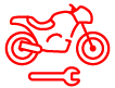 Motorcycle Repairs And Service Icon